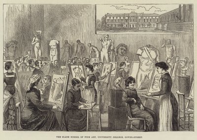 The Slade School of Fine Art, University College, Gower-Street by Walter Paget